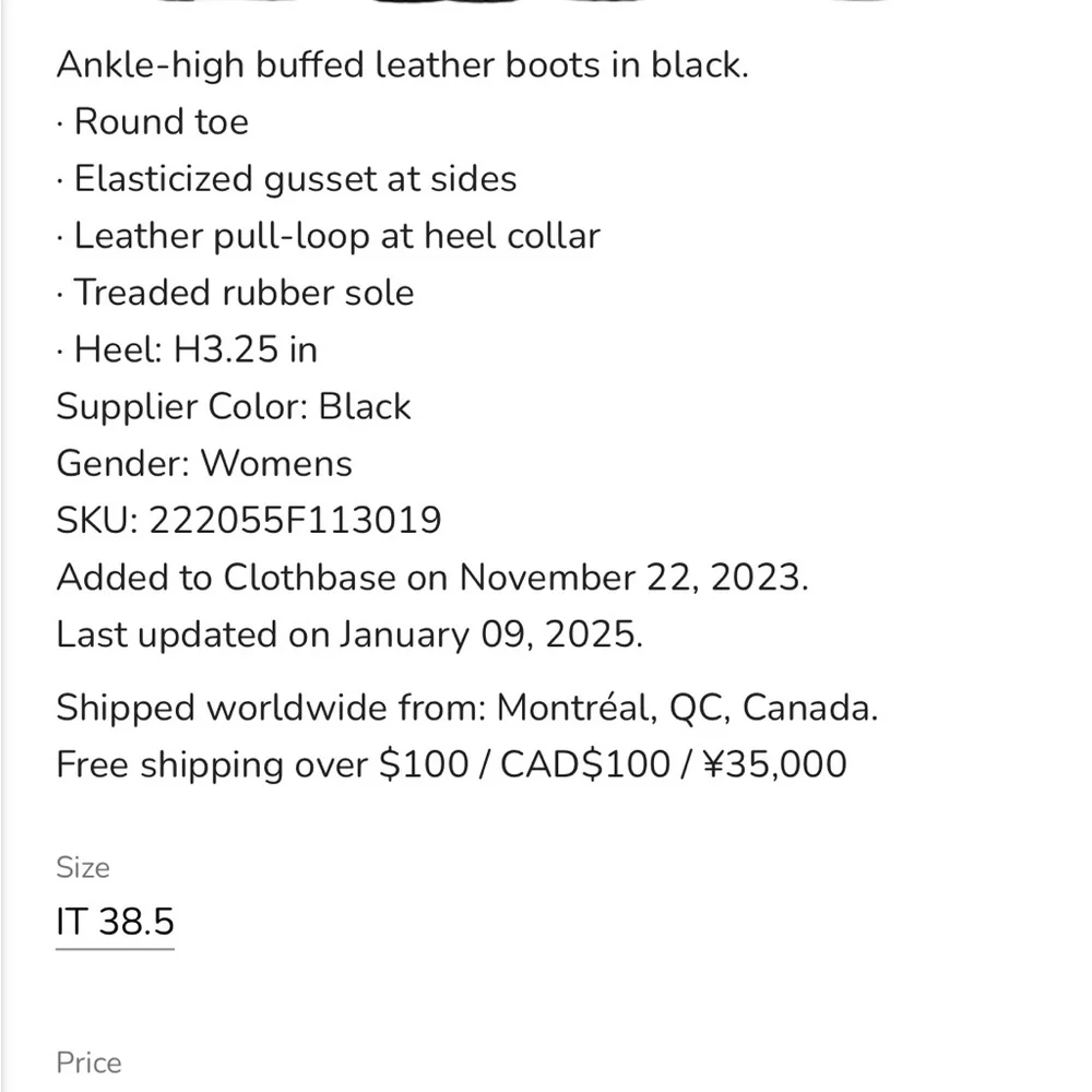 rag & bone Women’s size 39.5 Black Shiloh High Ankle Boots